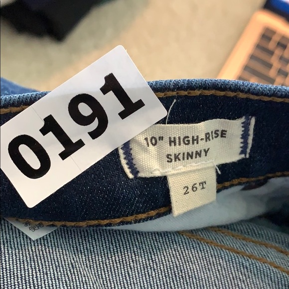 New Madewell Tall 10" High-Rise Skinny Jeans Danny - Picture 6 of 6